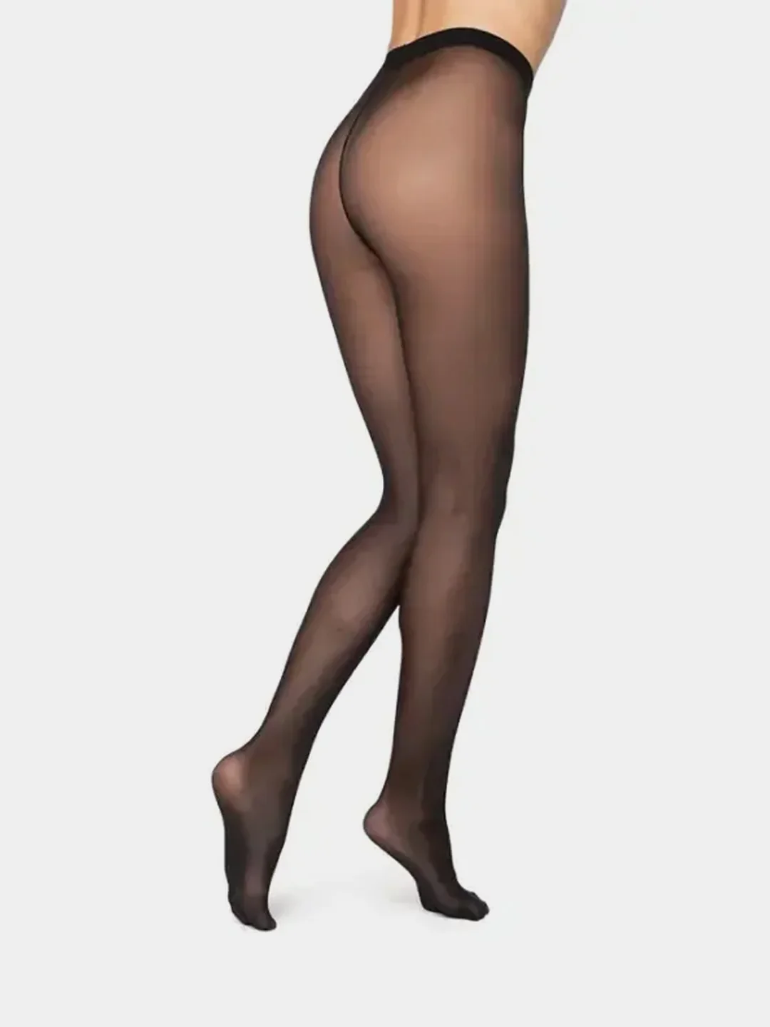 Черный женские колготки OMSA "Matte", 40 ден без шортиков матовые