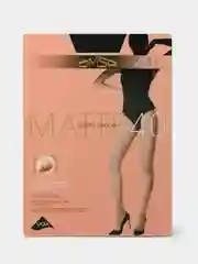 Черный женские колготки OMSA "Matte", 40 ден без шортиков матовые