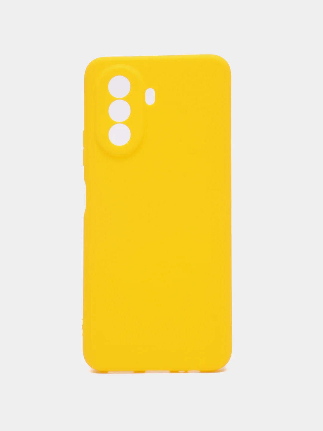 Желтый чехол Huawei Nova Y70, Хуавей Нова У70 силиконовый, цветной, матовый