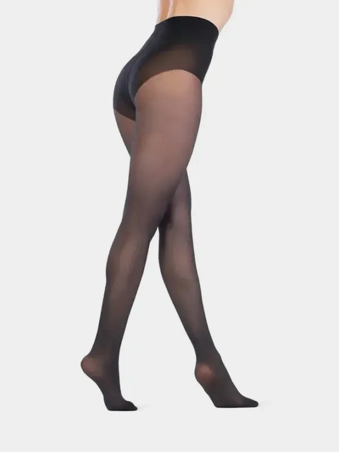 Тёмно-коричневый колготки женские OMSA "Slim Shape", 40 ден матовые