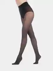 Тёмно-коричневый колготки женские OMSA "Slim Shape", 40 ден матовые