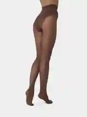 Тёмно-коричневый колготки женские OMSA "Slim Shape", 40 ден матовые