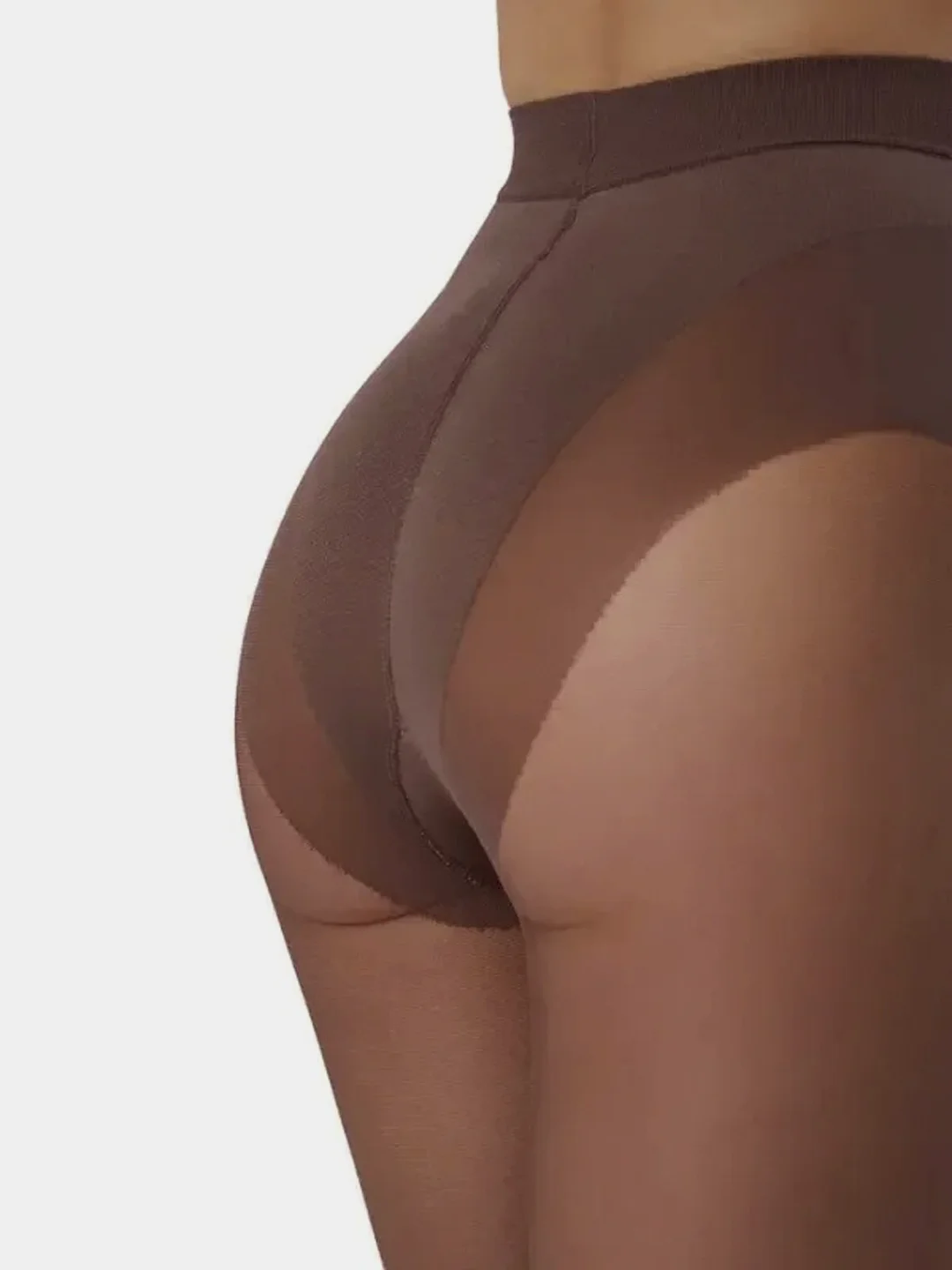 Тёмно-коричневый колготки женские OMSA "Slim Shape", 40 ден матовые