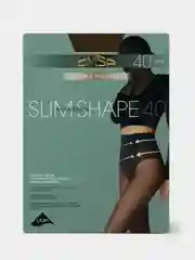 Тёмно-коричневый колготки женские OMSA "Slim Shape", 40 ден матовые