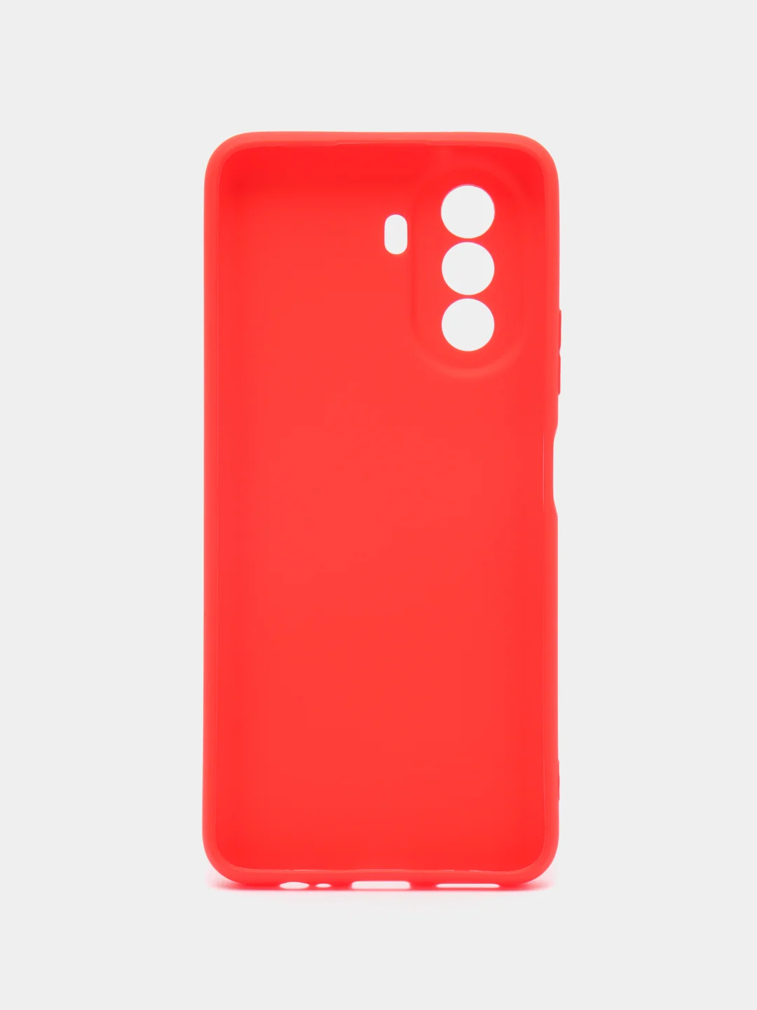Красный чехол Huawei Nova Y70, Хуавей Нова У70 силиконовый, цветной, матовый