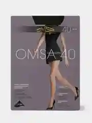 Тёмно-серый колготки женские OMSA, 40 ден с шортиками