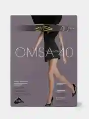 Черный колготки женские OMSA, 40 ден с шортиками