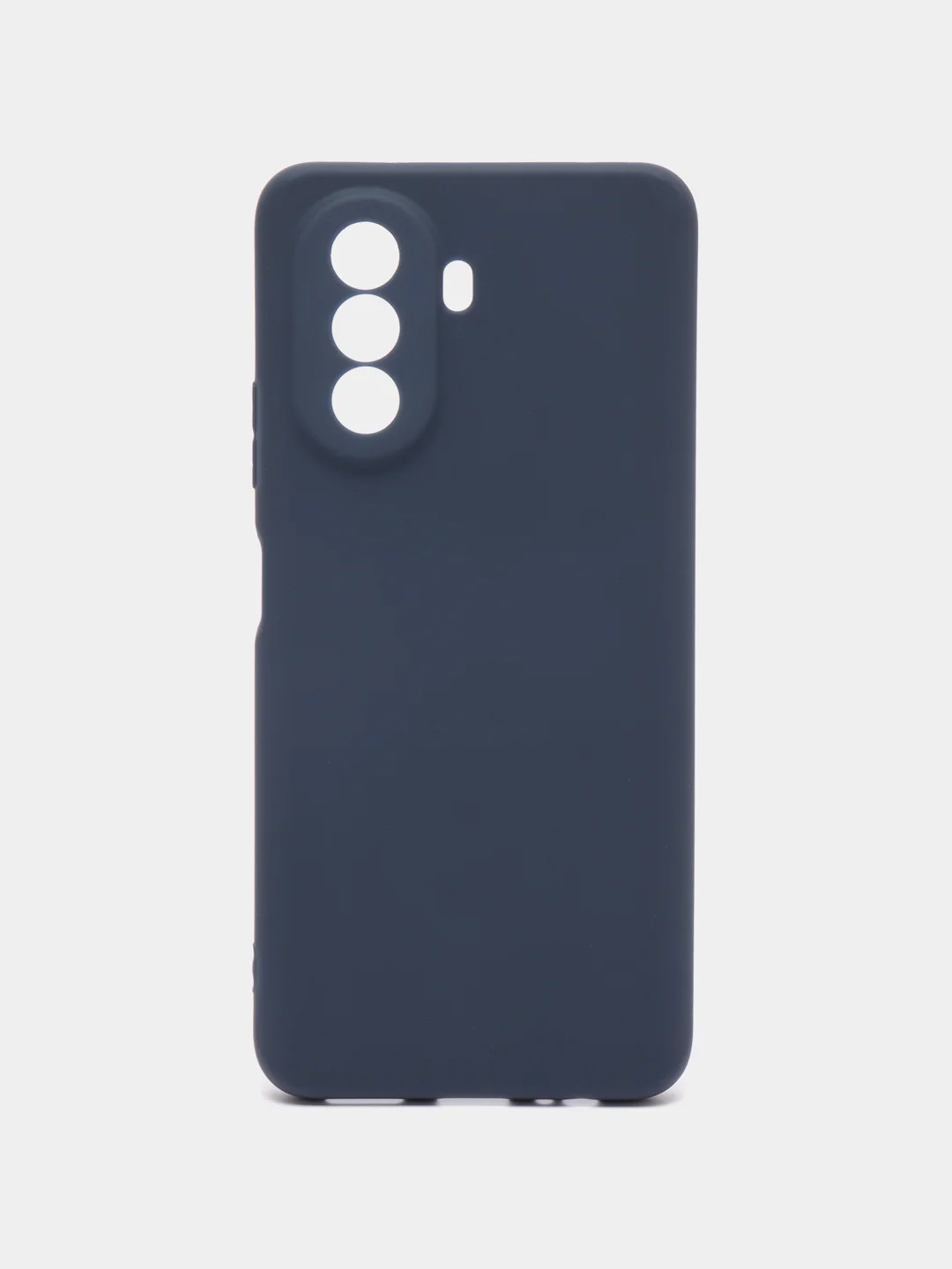 Темно-синий чехол Huawei Nova Y70, Хуавей Нова У70 силиконовый, цветной, матовый