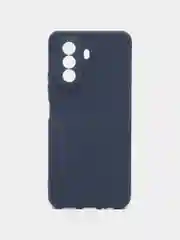 Темно-синий чехол Huawei Nova Y70, Хуавей Нова У70 силиконовый, цветной, матовый