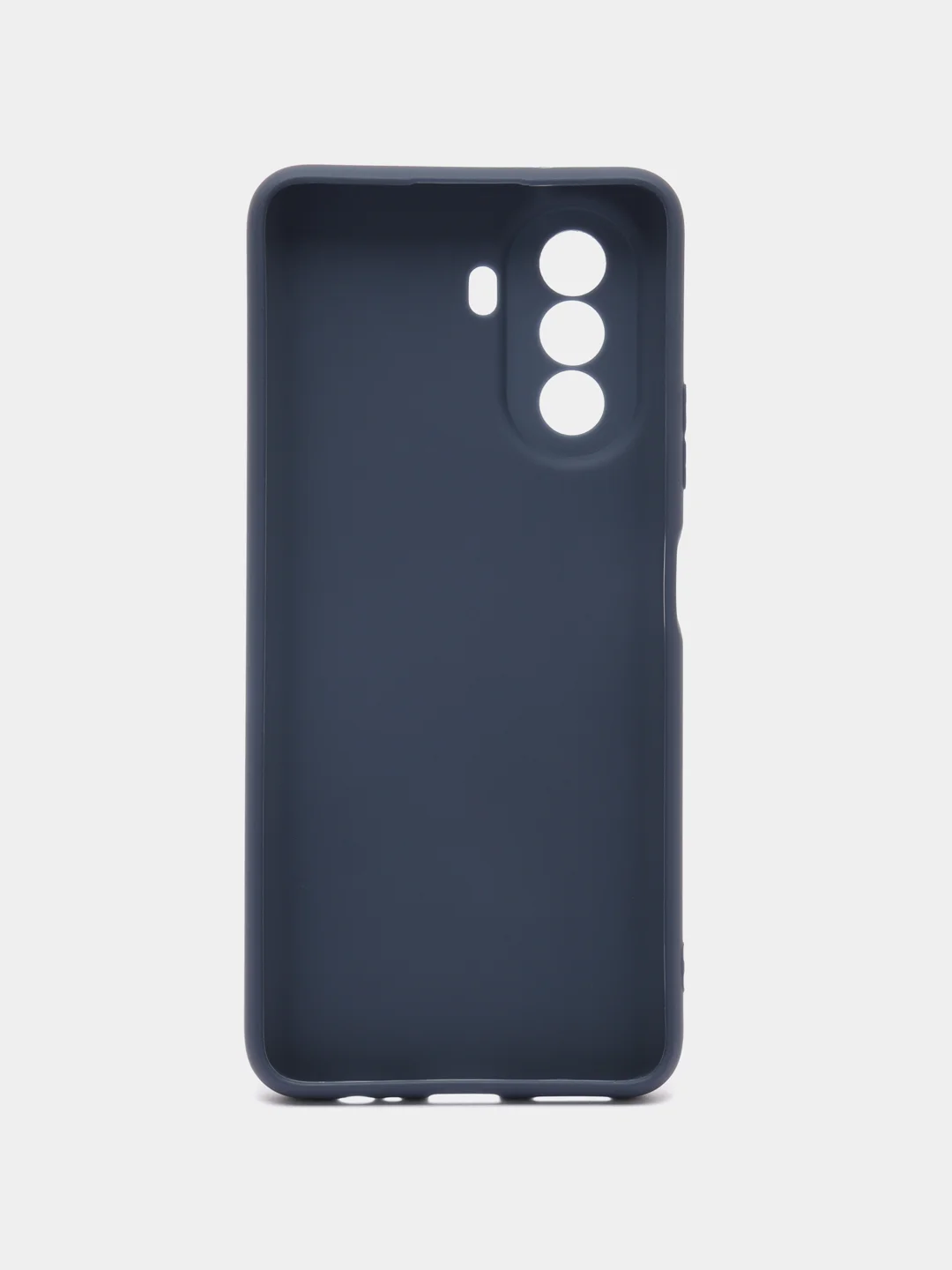 Темно-синий чехол Huawei Nova Y70, Хуавей Нова У70 силиконовый, цветной, матовый