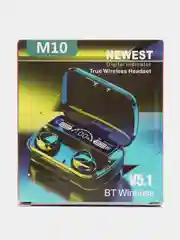 Черный беспроводные наушники M10, Bluetooth, с Power Bank