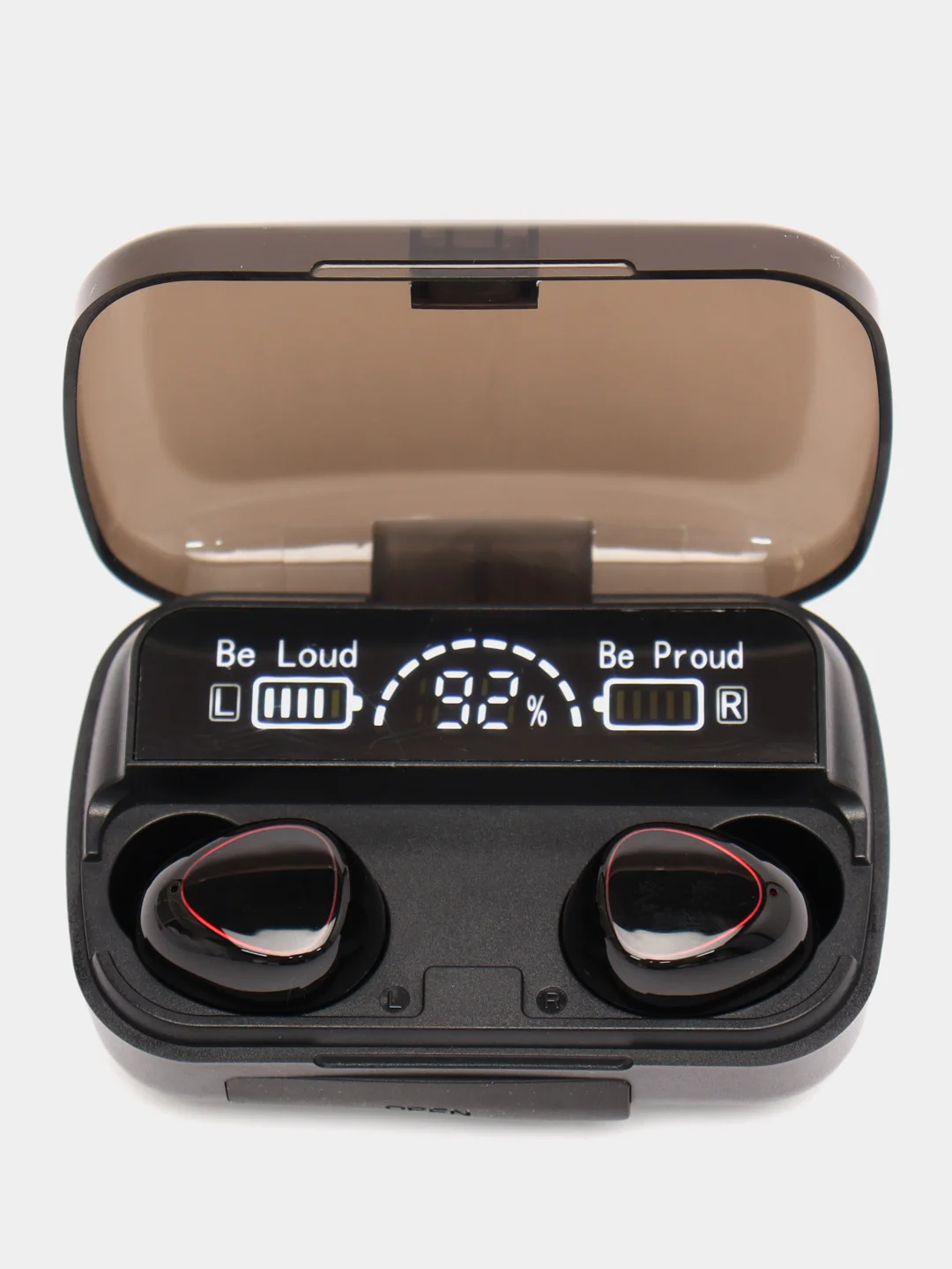 Черный беспроводные наушники M10, Bluetooth, с Power Bank