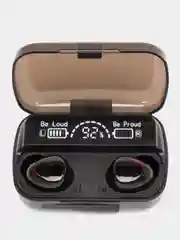 Черный беспроводные наушники M10, Bluetooth, с Power Bank