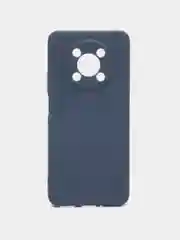 Темно-синий чехол для Huawei Nova Y90 (Хуавей Нова У90) силиконовый, цветной, матовый