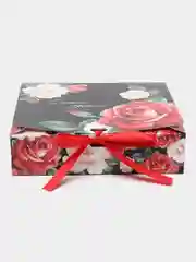 Черный коробка подарочная для подарков "Для тебя", складная