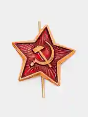 Звезды на пилотку к 9 мая, 5 шт, звездочки военные, значок звезда СССР, кокарда