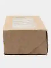 Угольный есо крафт коробка подарочная