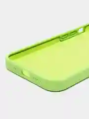 Салатовый чехол Silicone Case для iPhone 14, 14 Pro, 14 Plus, 14 Pro Max, с закрытым низом