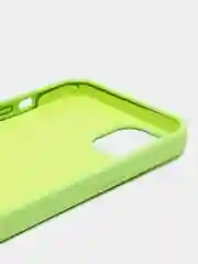 Салатовый чехол Silicone Case для iPhone 14, 14 Pro, 14 Plus, 14 Pro Max, с закрытым низом