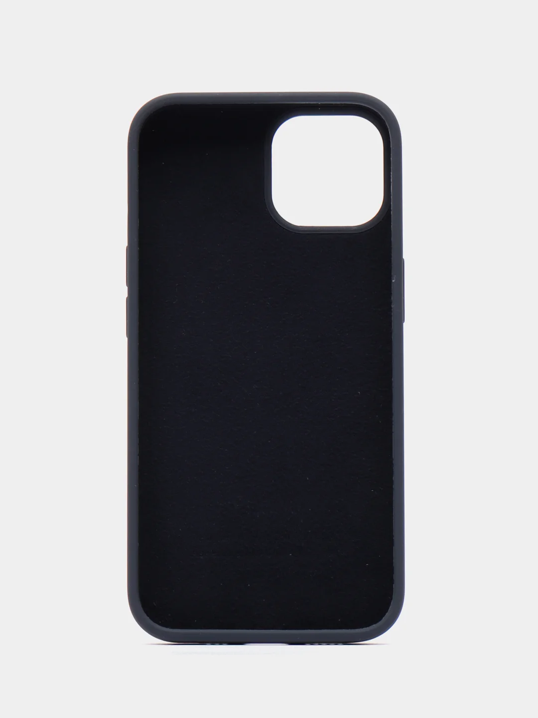 Синий меланж чехол Silicone Case для iPhone 14, 14 Pro, 14 Plus, 14 Pro Max, с закрытым низом