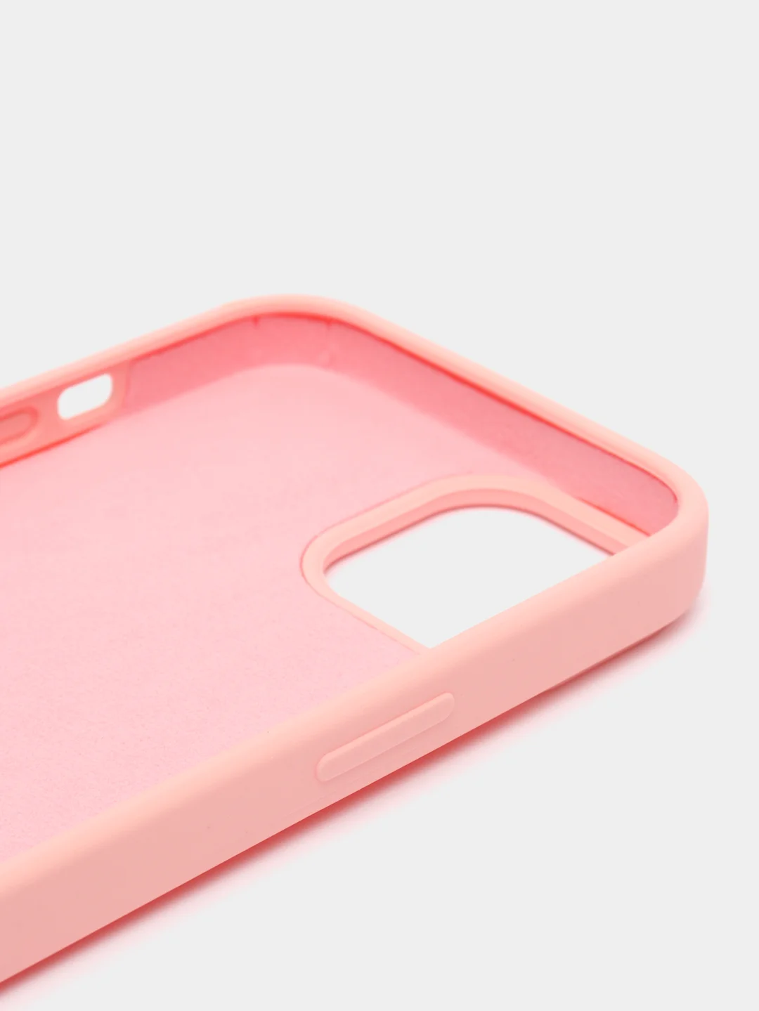Кораллово-розовый чехол Silicone Case для iPhone 14, 14 Pro, 14 Plus, 14 Pro Max, с закрытым низом