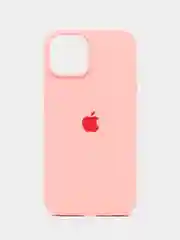 Кораллово-розовый чехол Silicone Case для iPhone 14, 14 Pro, 14 Plus, 14 Pro Max, с закрытым низом