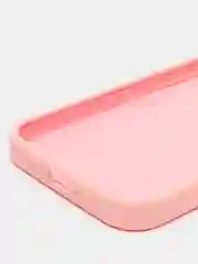 Кораллово-розовый чехол Silicone Case для iPhone 14, 14 Pro, 14 Plus, 14 Pro Max, с закрытым низом