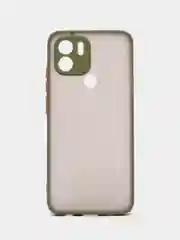 Лесной зеленый чехол Xiaomi Redmi A1 Plus / A1+, Сяоми Редми А1+ пластиковый матовый с цветными кнопками