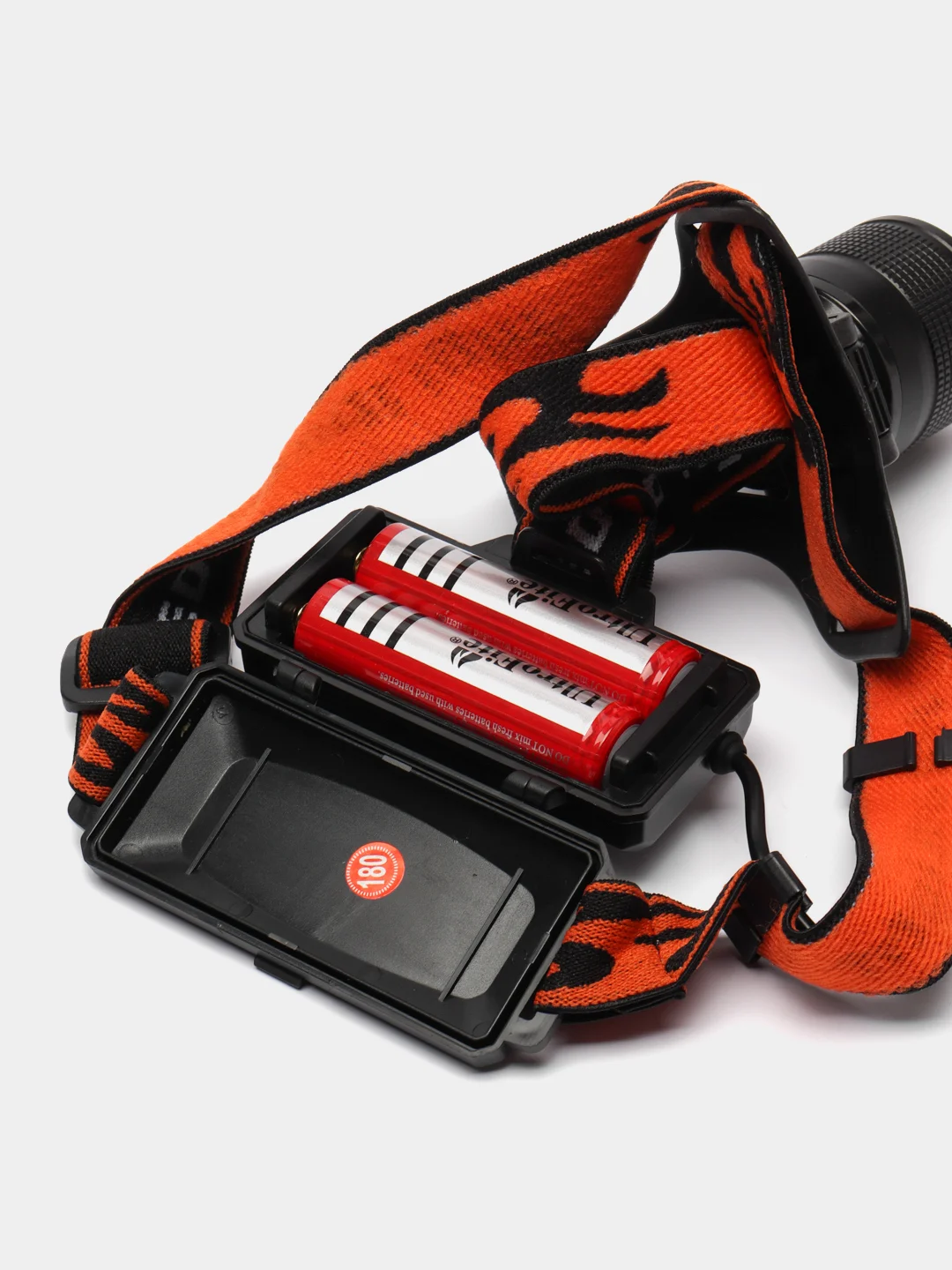 Фонарь налобный High Power Headlamp T6 Dual Light Source, аккумуляторный, с зумом