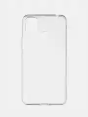 Прозрачный силиконовый чехол КАРТОФАН для Itel A48 с бортиком вокруг камер и защитой от прилипания