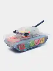 Лазурный игрушка "Танк", со звуком и  светом, в коробке, 18,5*9*9,5