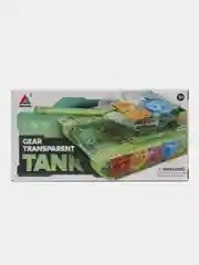 Лазурный игрушка "Танк", со звуком и  светом, в коробке, 18,5*9*9,5