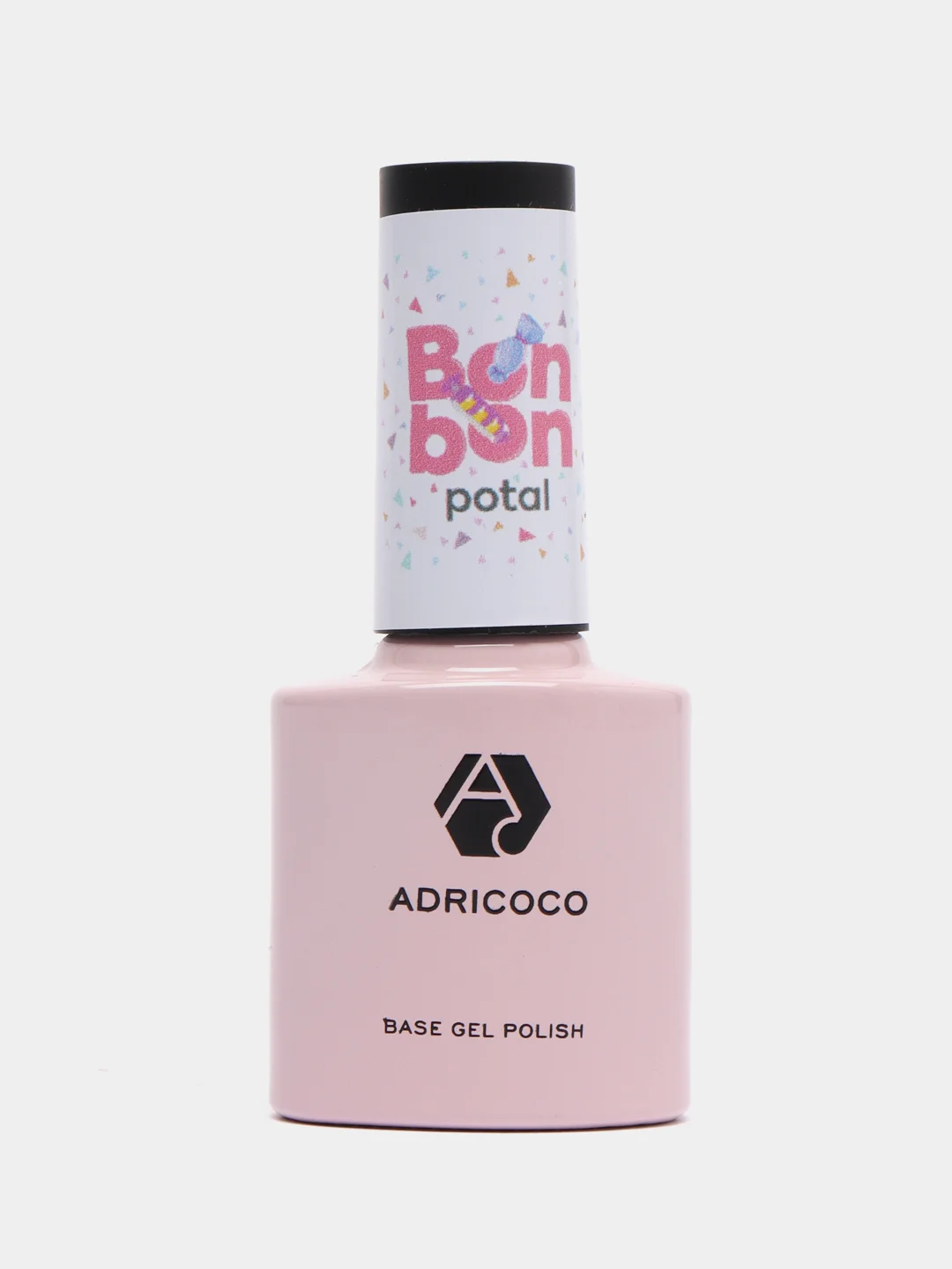 Розовый камуфлирующая база с цветной поталью Bonbon Adricoco, 8 мл