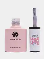 Фиолетовый камуфлирующая база с цветной поталью Bonbon Adricoco, 8 мл