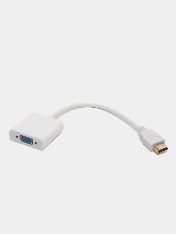 Кабель Hdmi to VGA, переходник, конвертер для ноутбука, монитора, проектора, компьютера