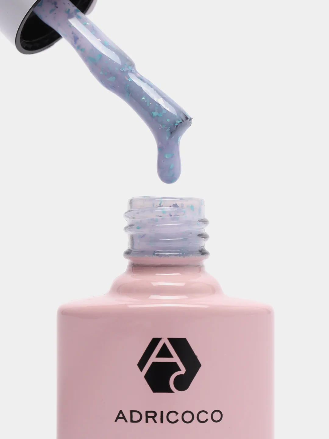 Бирюзовый камуфлирующая база с цветной поталью Bonbon Adricoco, 8 мл