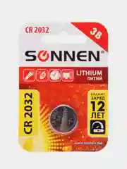 Батарейка Sonnen CR 2032 литиевая