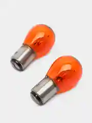 Ходовые огни P21/5W, 12V, двухконтактная лампа, американки, желтая
