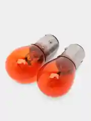 Ходовые огни P21/5W, 12V, двухконтактная лампа, американки, желтая