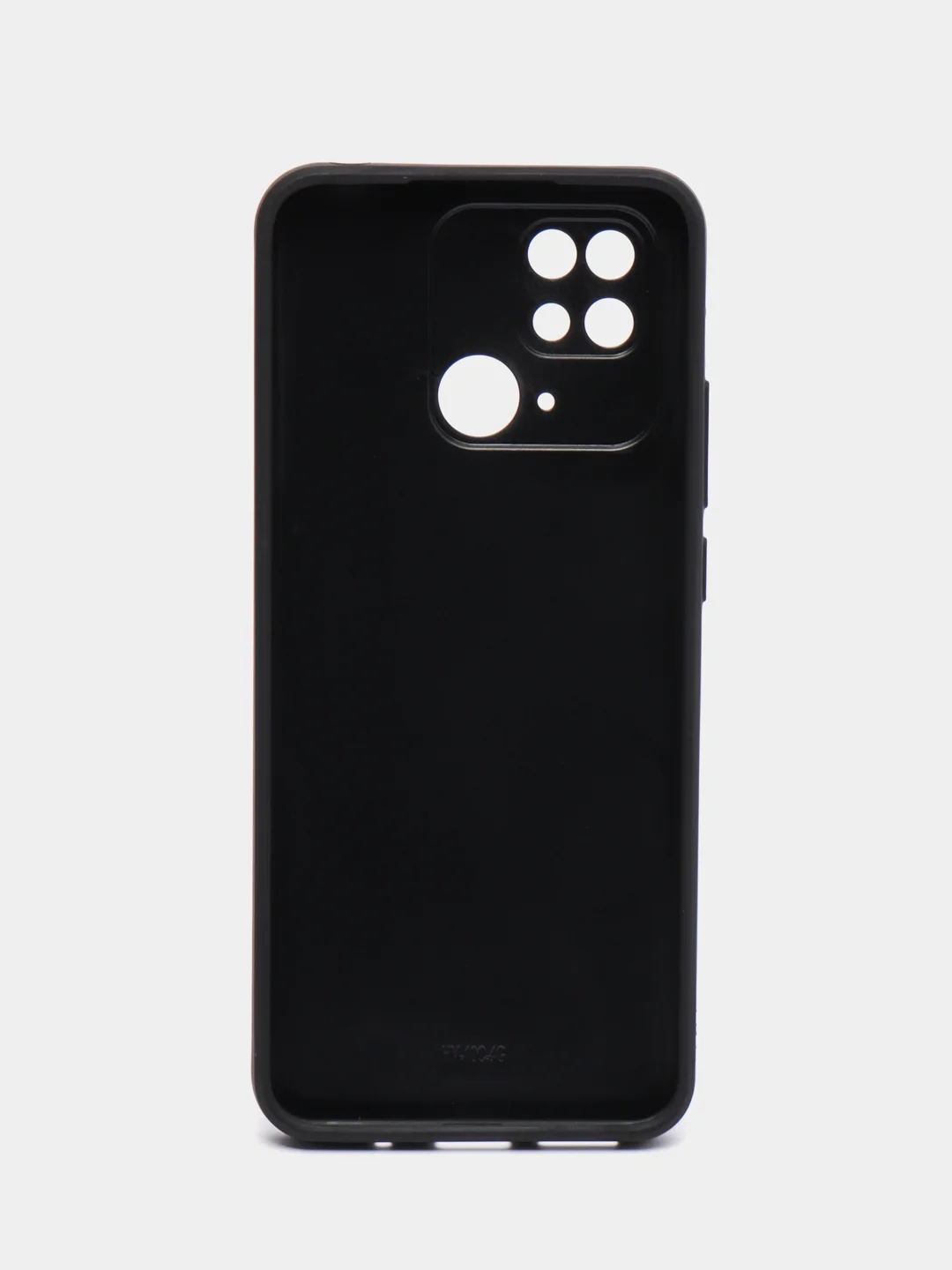 Угольный чехол на Xiaomi Redmi 10C Poco C40 (Сяоми Редми 10С Поко С40), пластиковый, под стекло