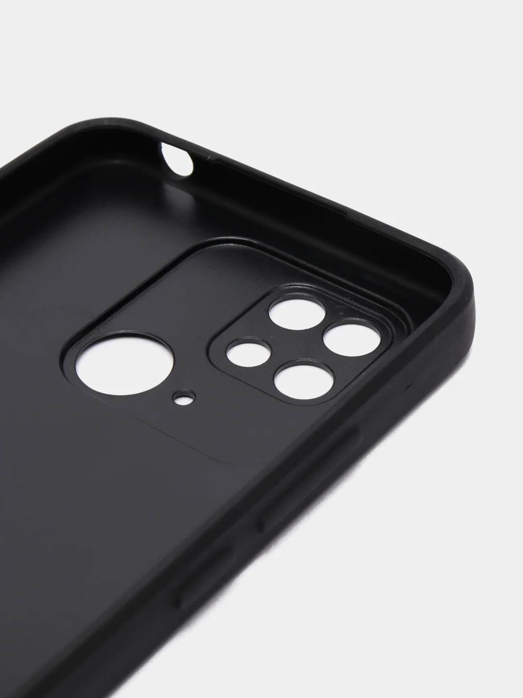 Угольный чехол на Xiaomi Redmi 10C Poco C40 (Сяоми Редми 10С Поко С40), пластиковый, под стекло