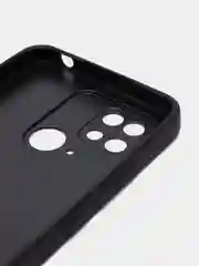 Угольный чехол на Xiaomi Redmi 10C Poco C40 (Сяоми Редми 10С Поко С40), пластиковый, под стекло