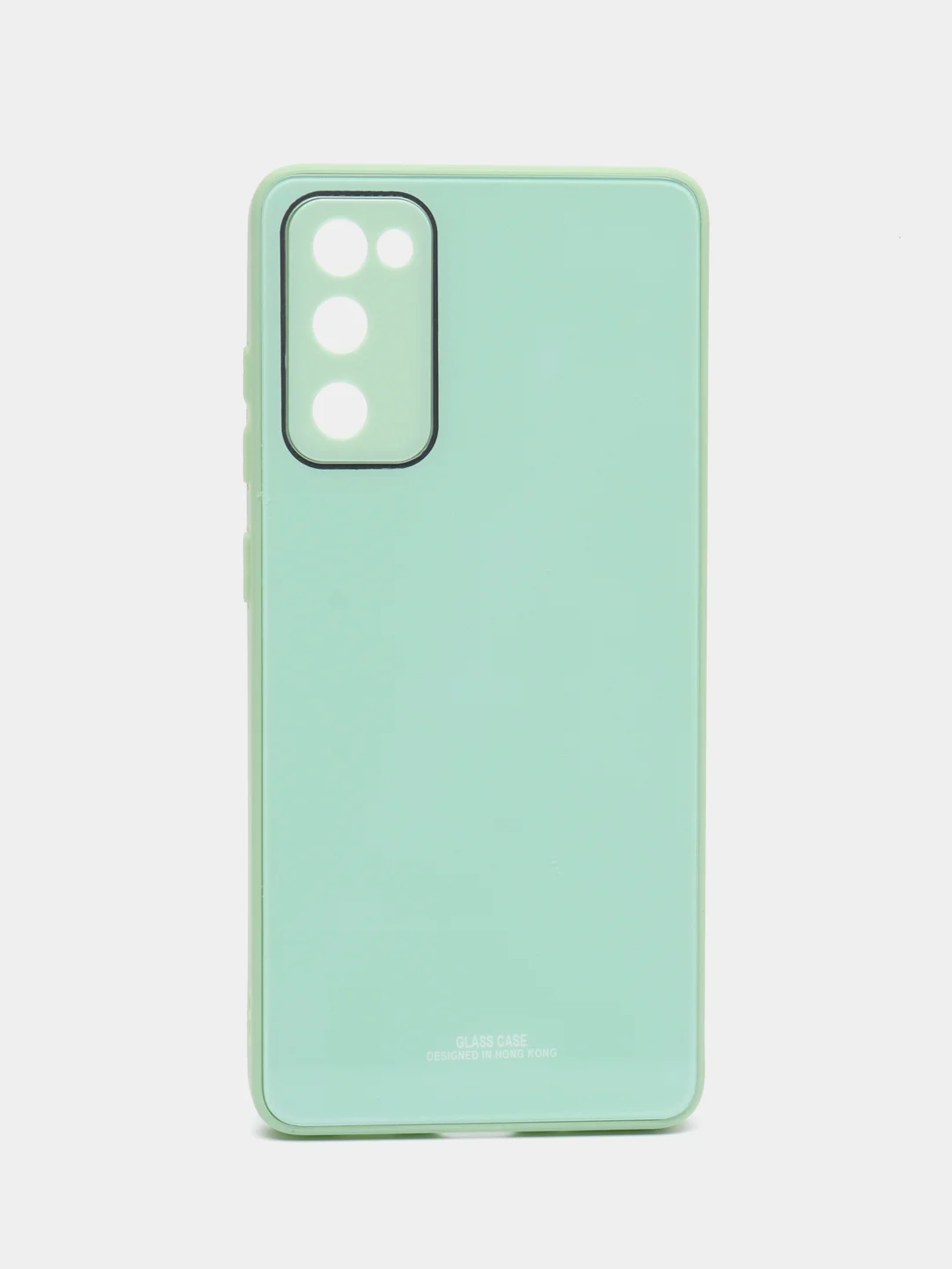 Бирюзовый чехол Samsung Galaxy S20 FE / Самсунг Галакси С20 ФЕ, твердый, глянцевый