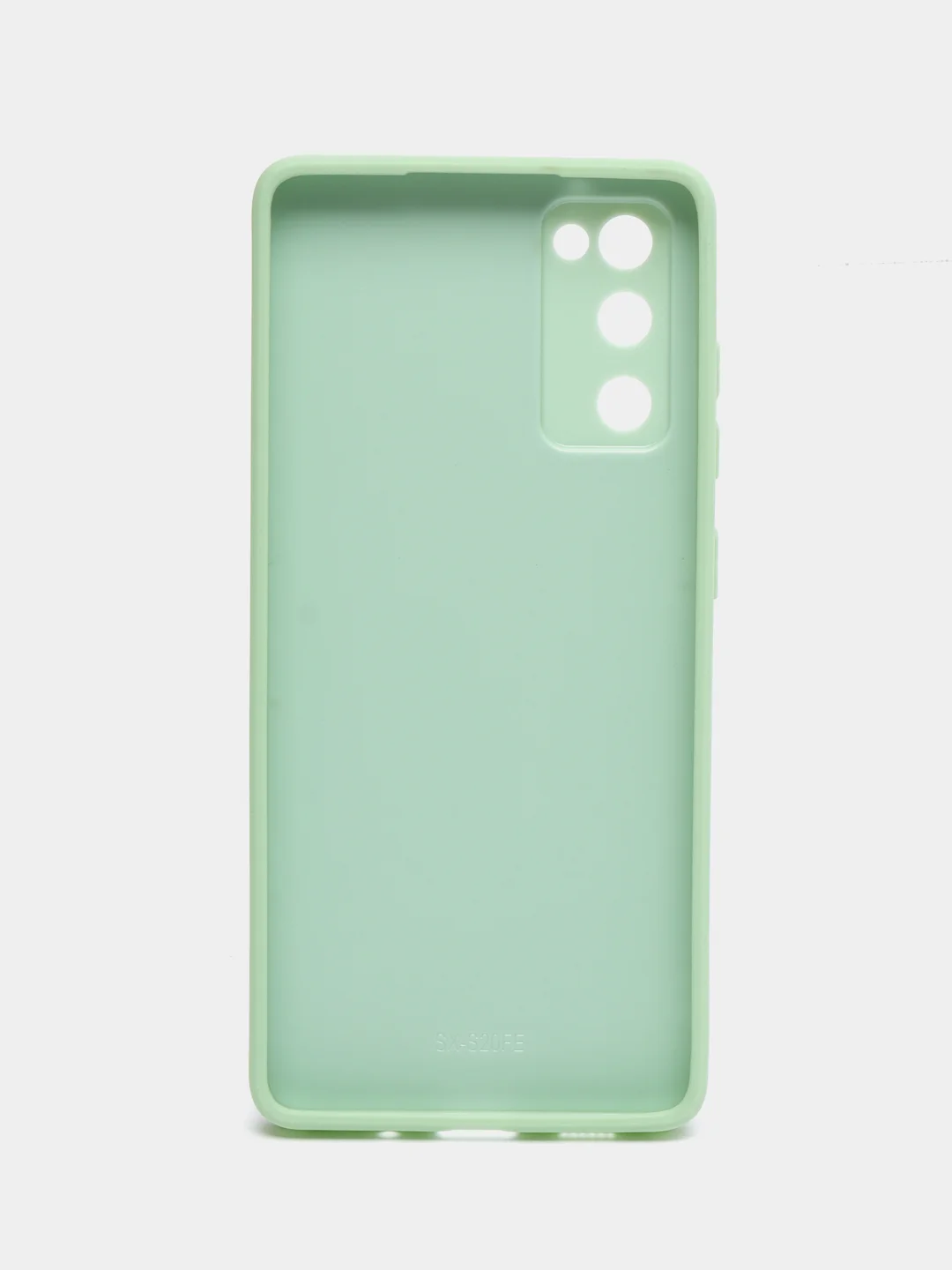Бирюзовый чехол Samsung Galaxy S20 FE / Самсунг Галакси С20 ФЕ, твердый, глянцевый