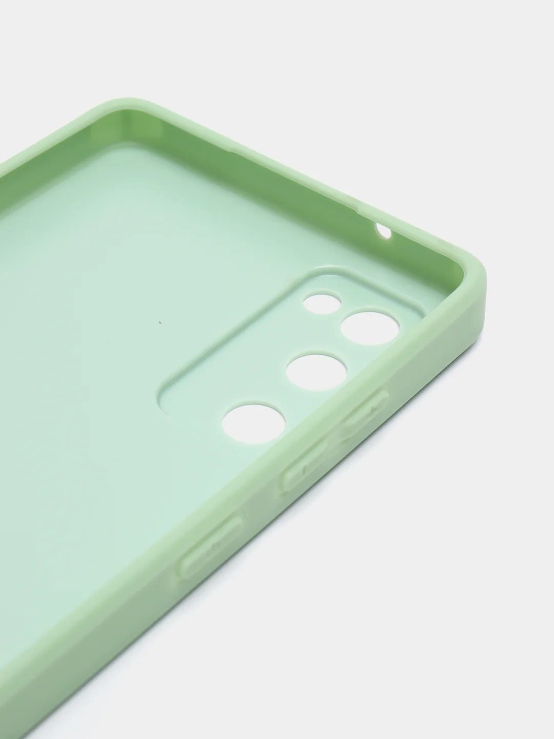 Бирюзовый чехол Samsung Galaxy S20 FE / Самсунг Галакси С20 ФЕ, твердый, глянцевый