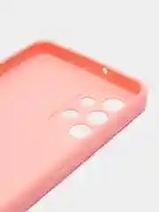 Розовый чехол Samsung Galaxy A23, Самсунг Галакси А23 твердый, пластиковый, глянцевый, под стекло