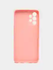 Розовый чехол Samsung Galaxy A23, Самсунг Галакси А23 твердый, пластиковый, глянцевый, под стекло