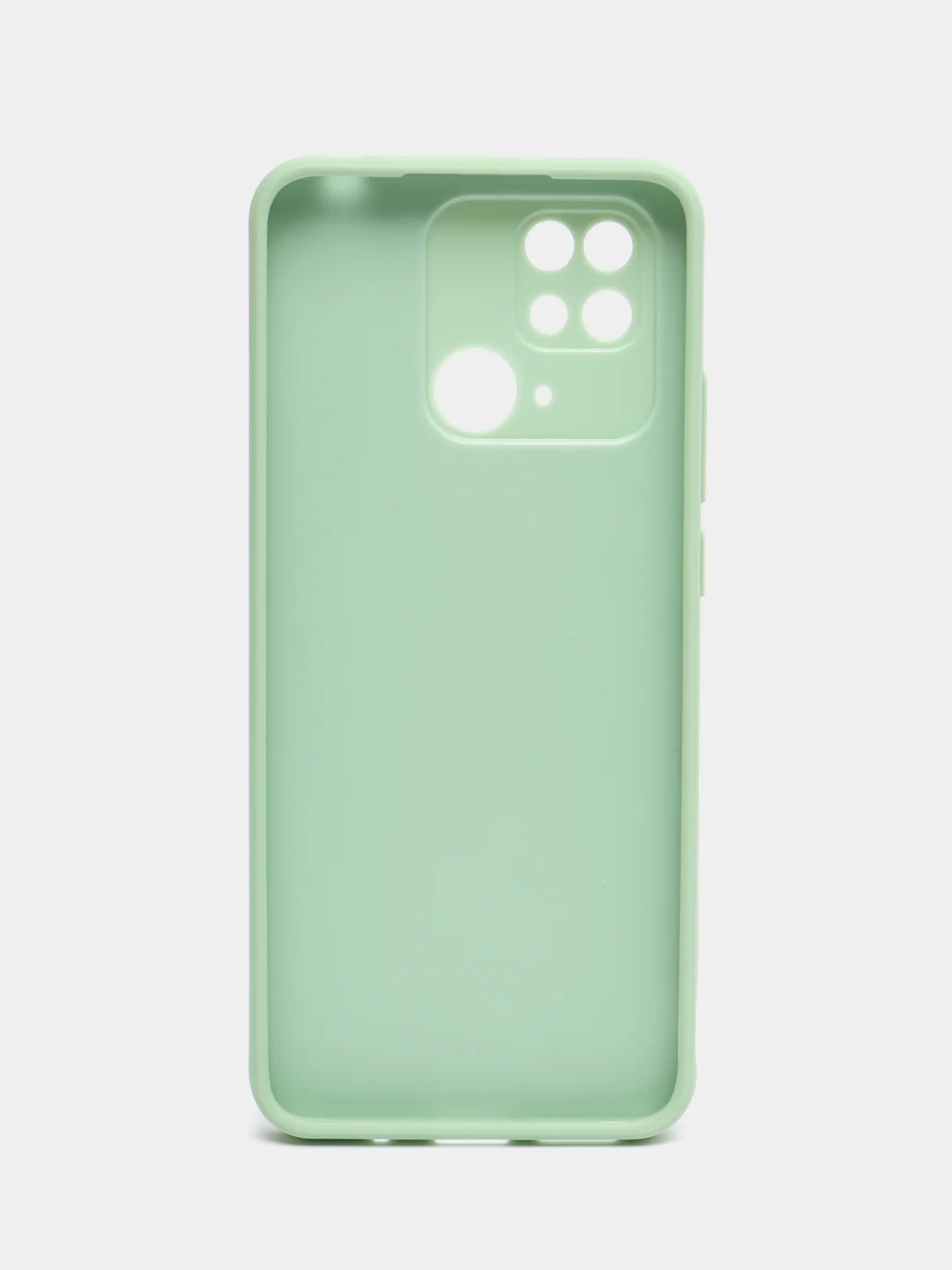 Бирюзовый чехол на Xiaomi Redmi 10C Poco C40 (Сяоми Редми 10С Поко С40), пластиковый, под стекло