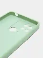 Бирюзовый чехол на Xiaomi Redmi 10C Poco C40 (Сяоми Редми 10С Поко С40), пластиковый, под стекло