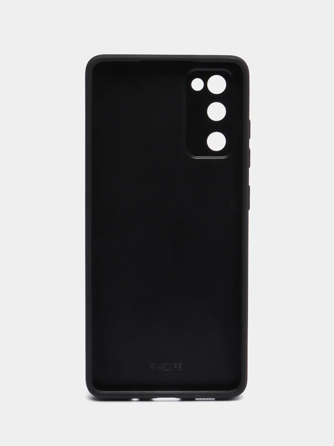 Черный чехол Samsung Galaxy S20 FE / Самсунг Галакси С20 ФЕ, твердый, глянцевый